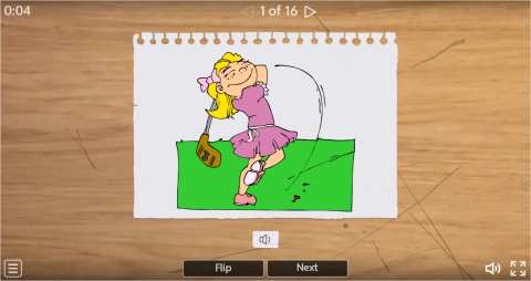 Action Verbs ESL Interactive Vocabulary Flashcards