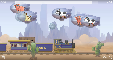 Animal Sounds ESL Vocabulary Balloon Pop Game