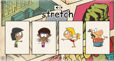 Body Movement Verbs ESL Interactive Vocabulary Quiz