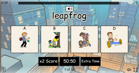 Children Games ESL Interactive Vocabulary Quiz Show