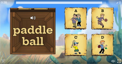 Children Games ESL Interactive Open The Box Worksheet