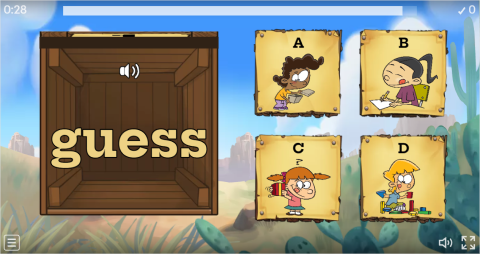 Classroom Verbs Interactive Open The Box Worksheet