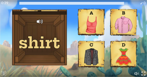 Clothes ESL Interactive Open The Box Worksheet