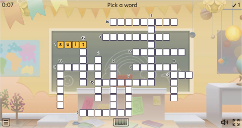 Clothes ESL Interactive Crossword Puzzle