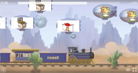 Cooking Verbs ESL Vocabulary Balloon Pop Game