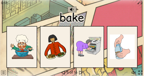 Cooking Verbs ESL Interactive Vocabulary Quiz