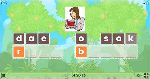 Daily Routines Vocabulary ESL Interactive Anagram