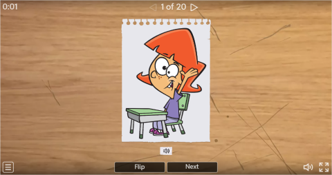 Daily Routines ESL Interactive Vocabulary Flashcards