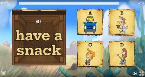 Daily Routines ESL Interactive Open The Box Worksheet