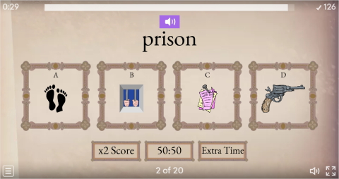 Detective Stories ESL Interactive Vocabulary Quiz Show