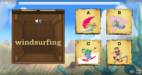 Extreme Sports Interactive Open The Box Worksheet