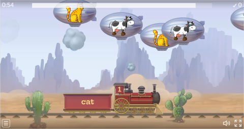 Farm Animals ESL Vocabulary Balloon Pop Game