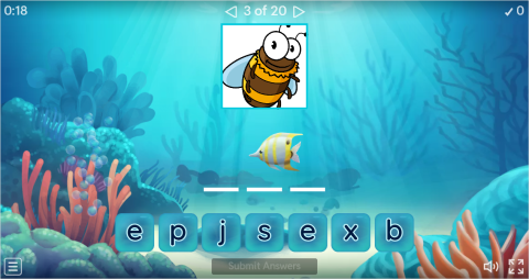 Farm Animals ESL Interactive Spell The Word Worksheet