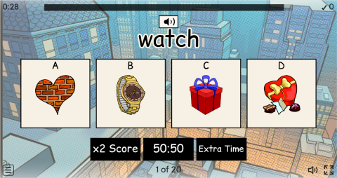 Father's Day ESL Interactive Vocabulary Quiz Show