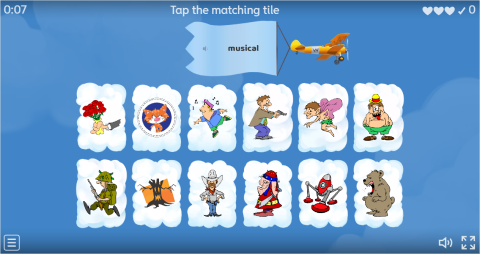 Types of Films ESL Interactive Find The Match Worksheet