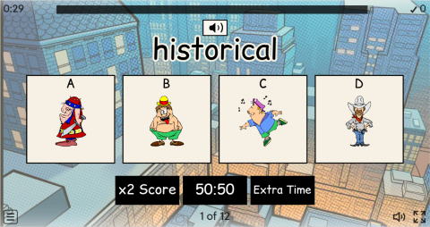 Types of Films ESL Interactive Vocabulary Quiz Show