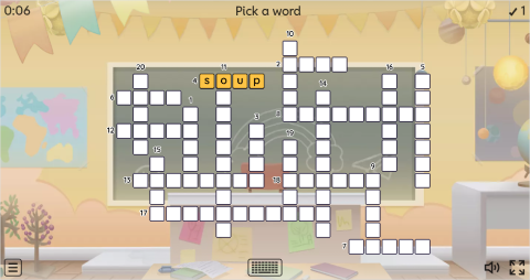 Food and Drinks ESL Interactive Crossword Puzzle