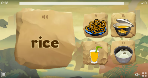 Food and Drinks Interactive Open The Box Worksheet