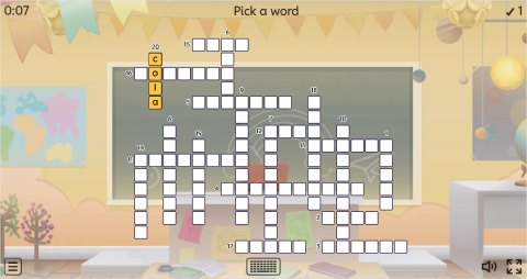 Food and Drinks ESL Interactive Crossword Puzzle