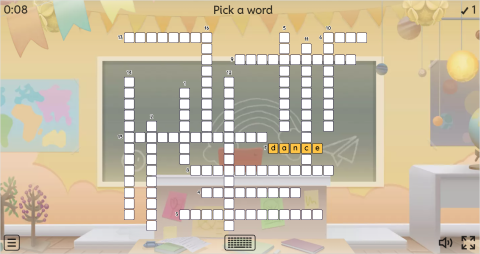 Free Time Activities ESL Interactive Crossword Puzzle