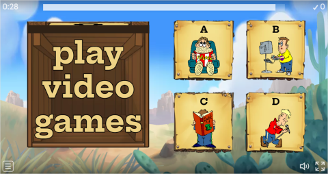 Free Time Activities ESL Open The Box Worksheet