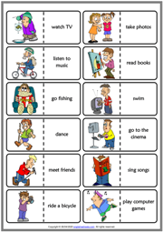 Free Games - Print and Play, English With Kids