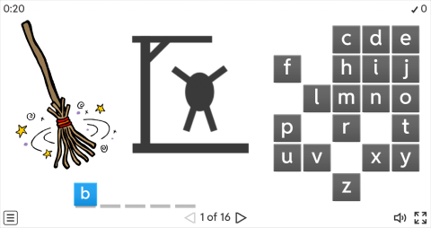 Halloween ESL Interactive Hangman Game