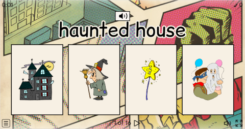 Halloween ESL Interactive Vocabulary Quiz