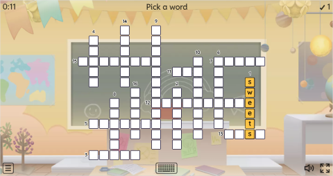 Halloween ESL Interactive Crossword Puzzle