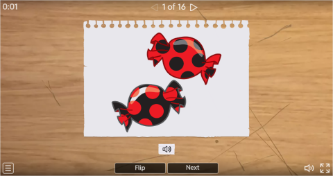 Halloween ESL Interactive Vocabulary Flashcards