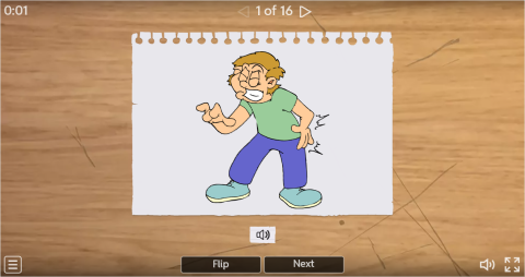 Health Problems ESL Interactive Vocabulary Flashcards