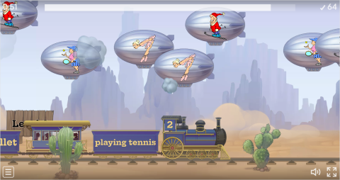 Hobbies ESL Vocabulary Balloon Pop Game