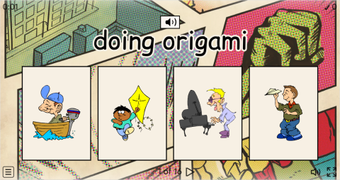 Hobbies ESL Interactive Vocabulary Quiz