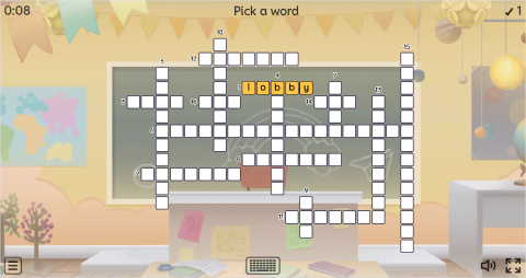 Hotel Vocabulary ESL Interactive Crossword Puzzle