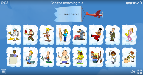 Jobs ESL Interactive Find The Match Worksheet