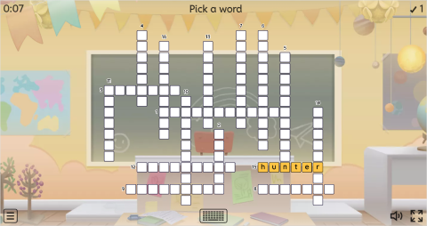 Jobs Vocabulary ESL Interactive Crossword Puzzle