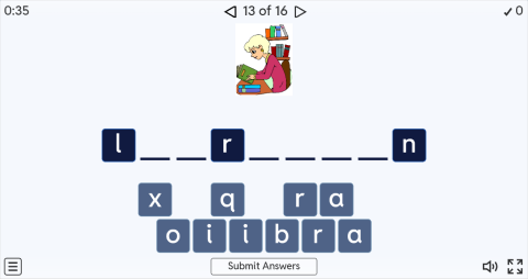 Jobs ESL Interactive Spell The Word Worksheet