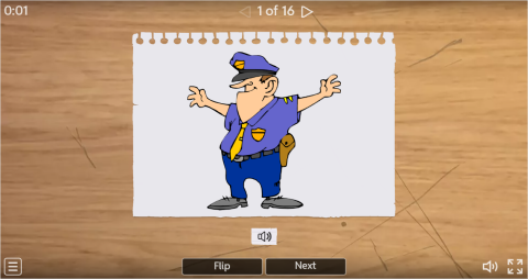 Jobs ESL Interactive Vocabulary Flashcards