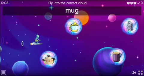 Kitchen Utensils ESL Vocabulary Airplane Game