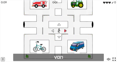 Means of Transport ESL Vocabulary Maze Chase Game