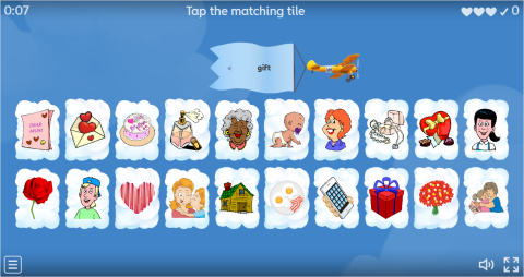 Mother's Day ESL Interactive Find The Match Worksheet