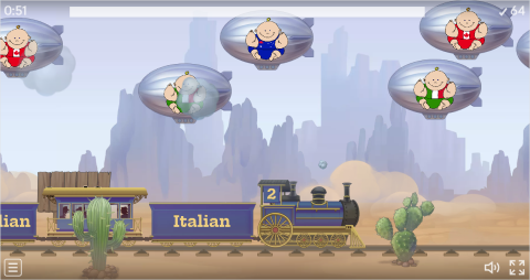 Nationalities ESL Vocabulary Balloon Pop Game
