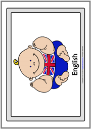 Nationalities ESL Printable Flashcards With Words