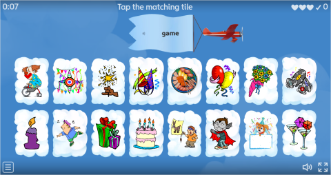 Parties ESL Interactive Find The Match Worksheet