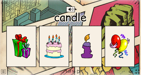 Parties ESL Interactive Vocabulary Quiz
