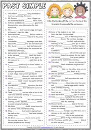 Simple Past Tense Worksheets and Handouts – EditableMaking English Fun