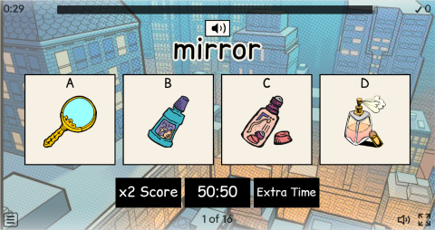Personal Care Products Interactive Vocabulary Quiz Show