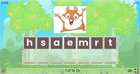Pets Vocabulary ESL Interactive Anagram