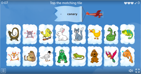 Pets ESL Interactive Find The Match Worksheet