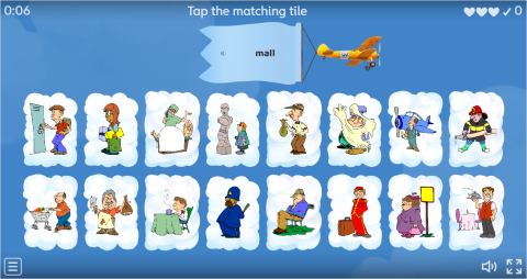 Places In A City ESL Interactive Find The Match Worksheet